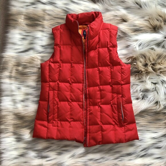 GAP Women's Puffer Vest Size Small Pockets Zip - Picture 4 of 6